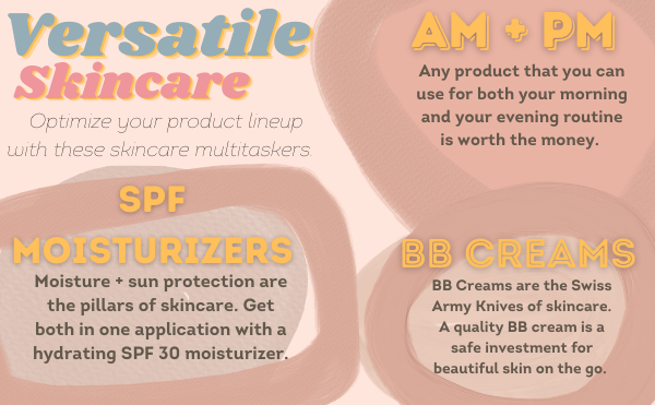 versatile affordable clean skincare products 
